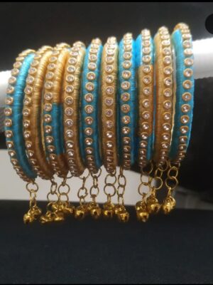 Silk thread bangles on sale products